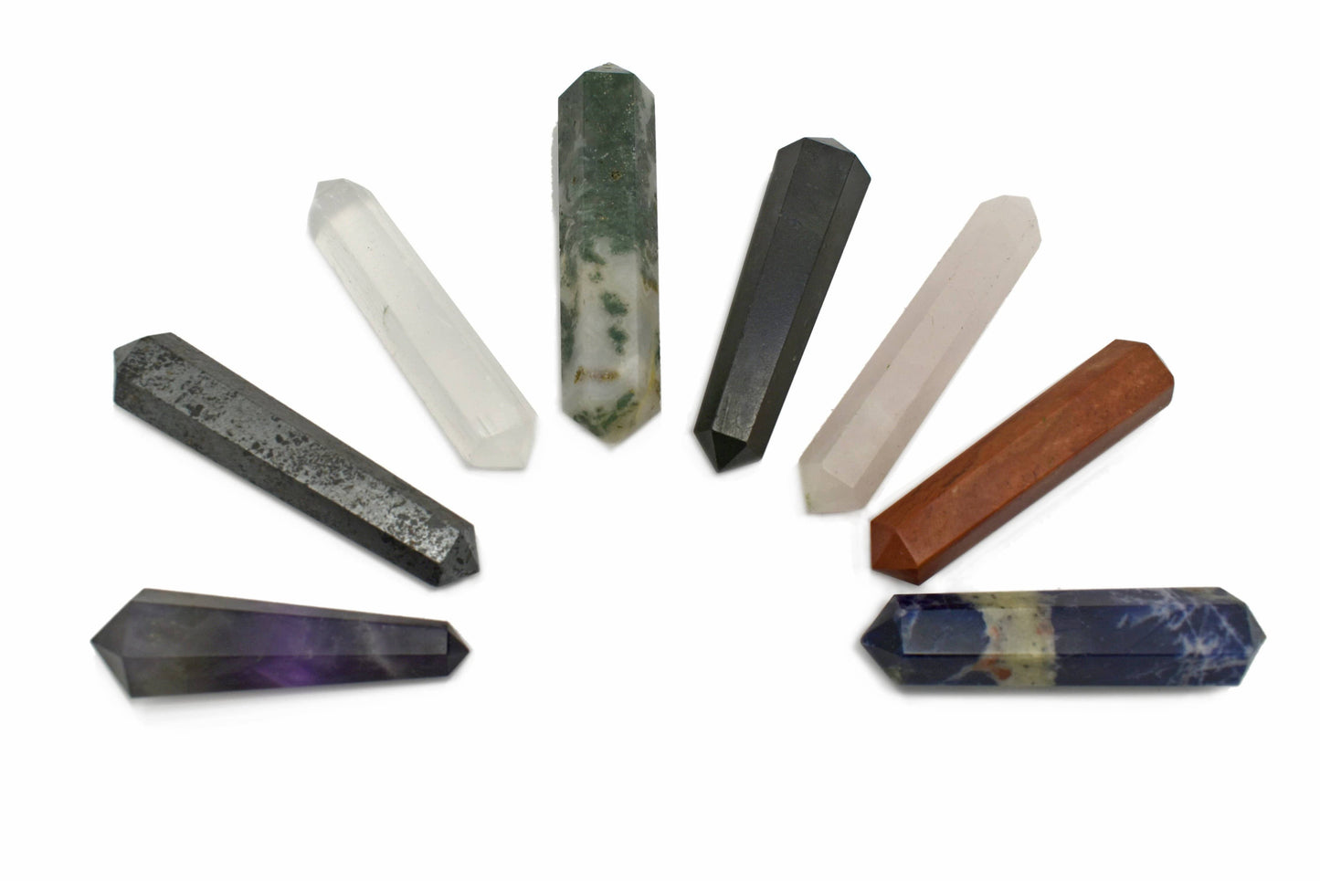 Double Terminated Faceted Crystal Point