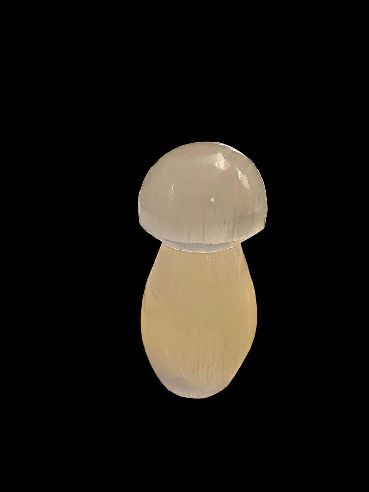 Selenite Mushroom 3"