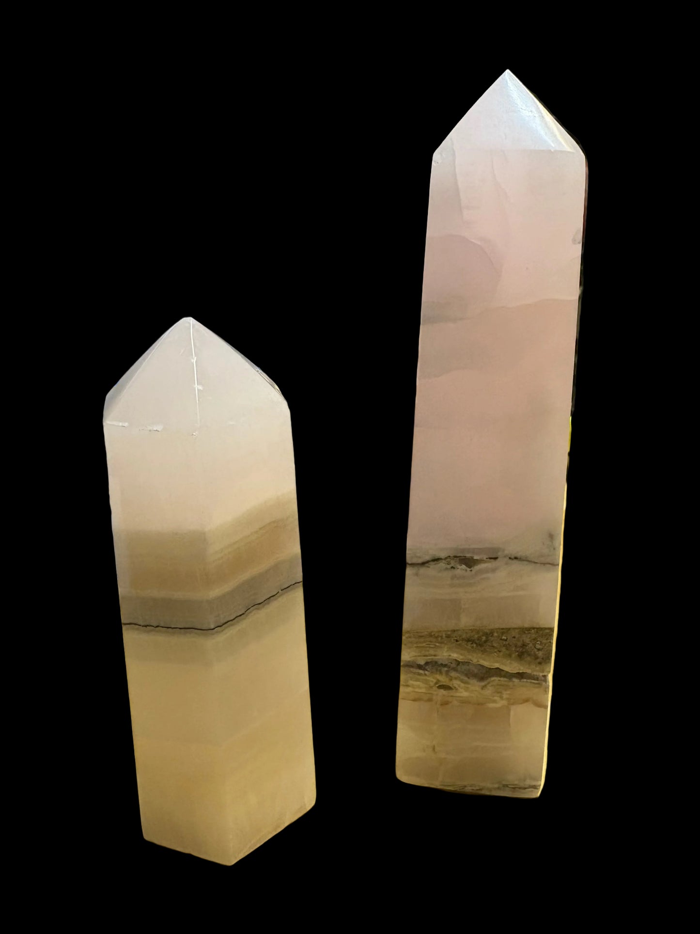 Pink Calcite Tower Medium
