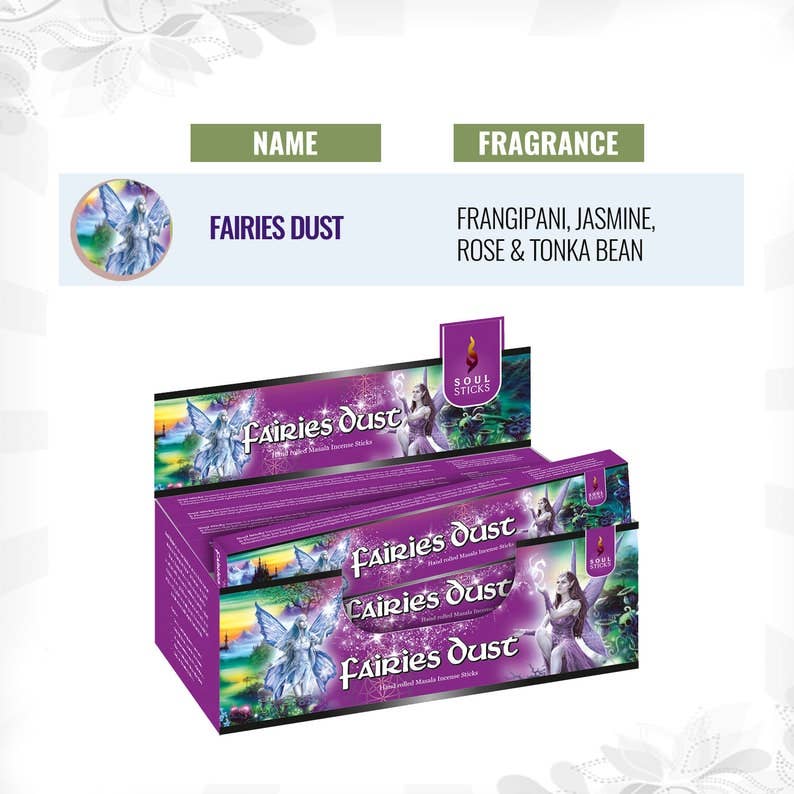Fairies Dust Masala Incense Sticks - Soul Sticks