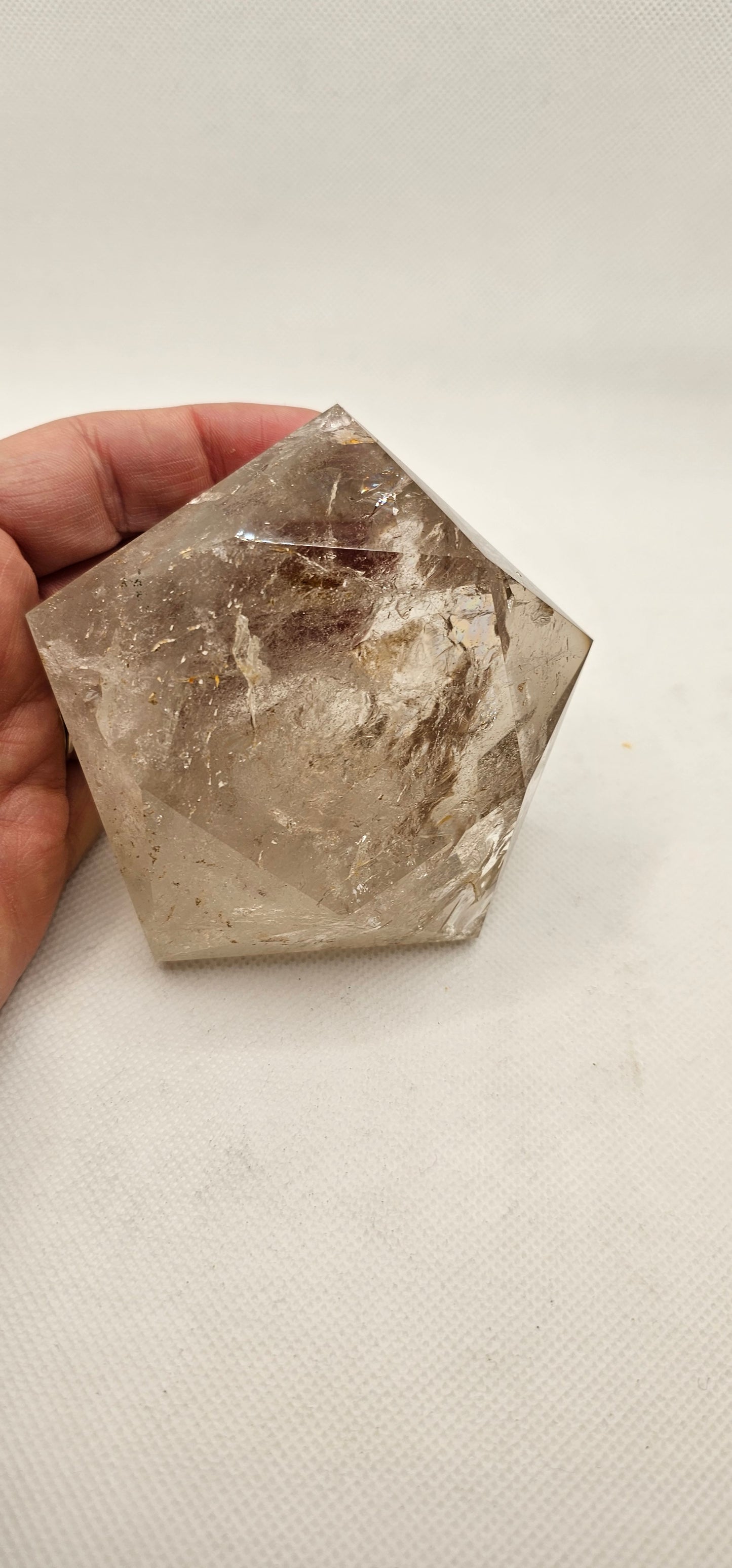 Smokey Quartz Crystal Diamond Shape