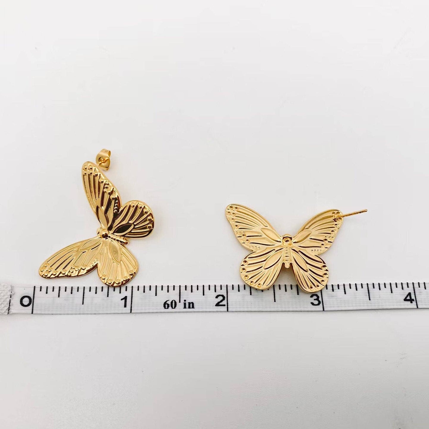 18K Gold Plated Stainless Steel Earrings