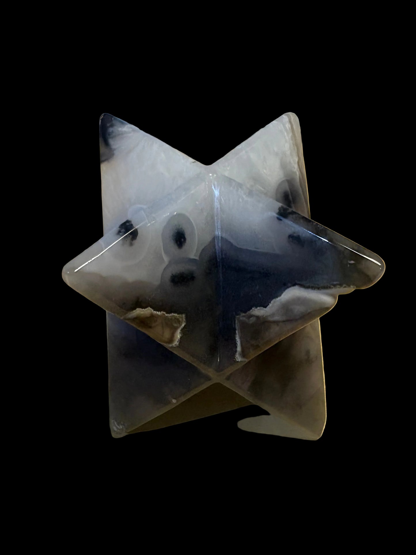 Volcanic Agate Merkaba