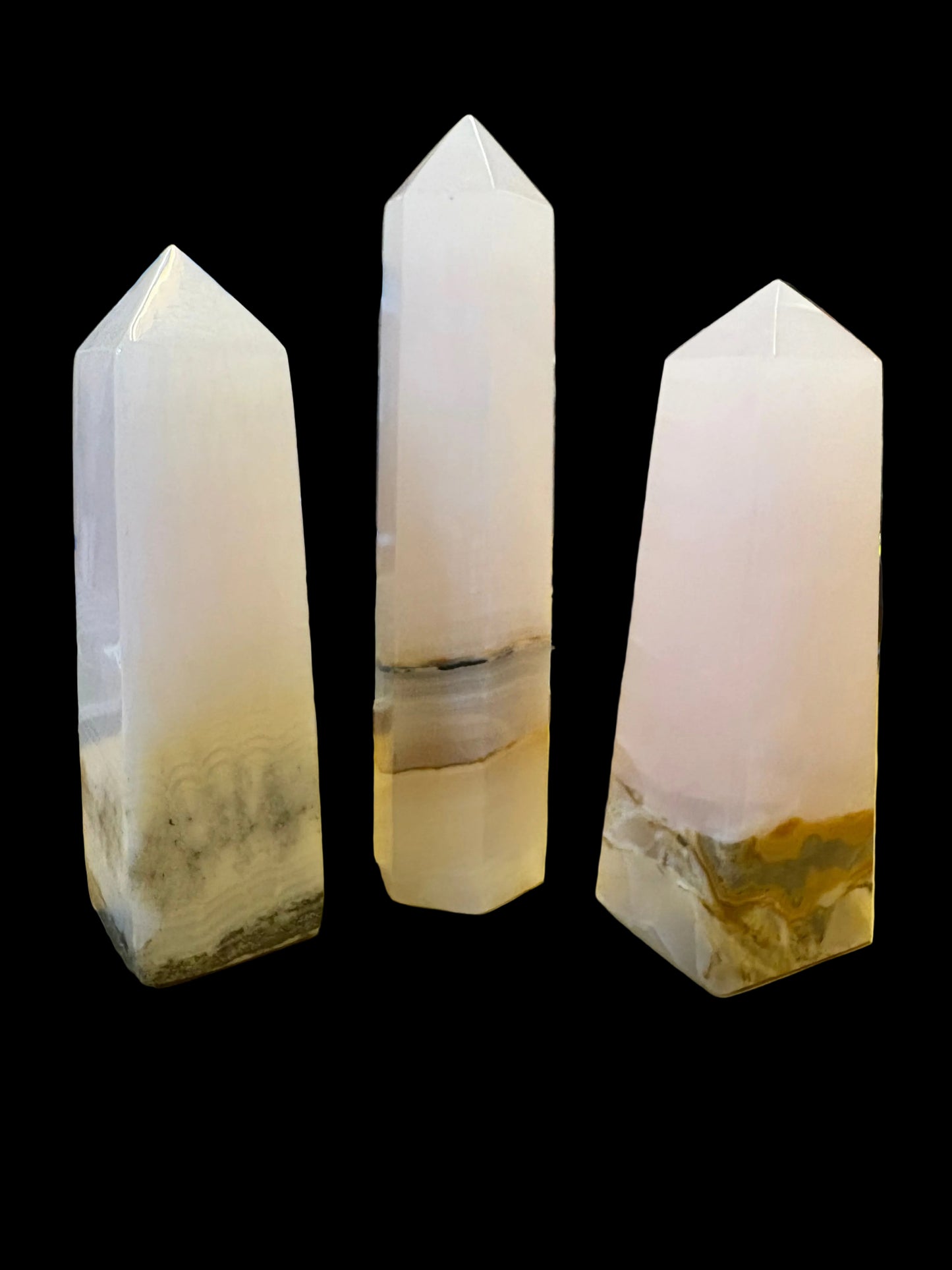 Pink Calcite Tower Small
