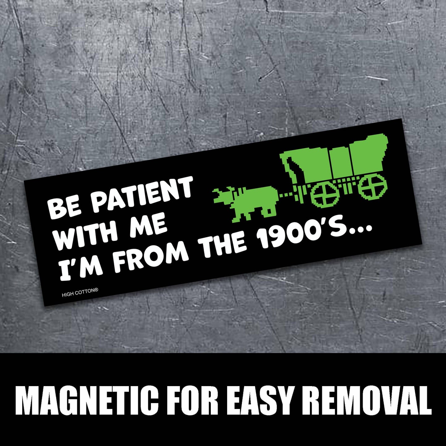 Be Patient With Me Car Magnet