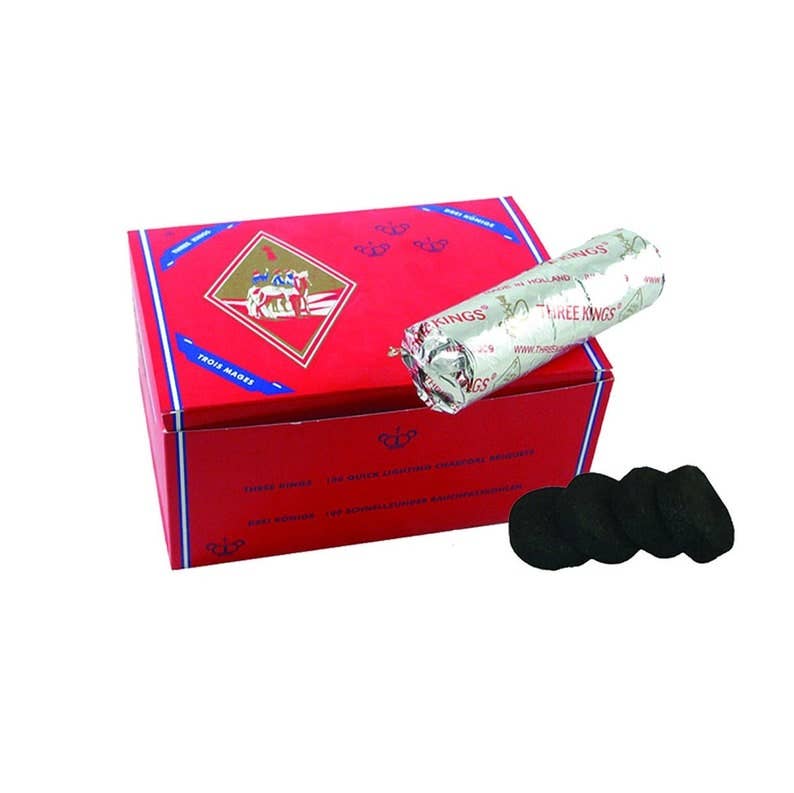 Charcoal Disks- Original Three Kings- 10 Pack