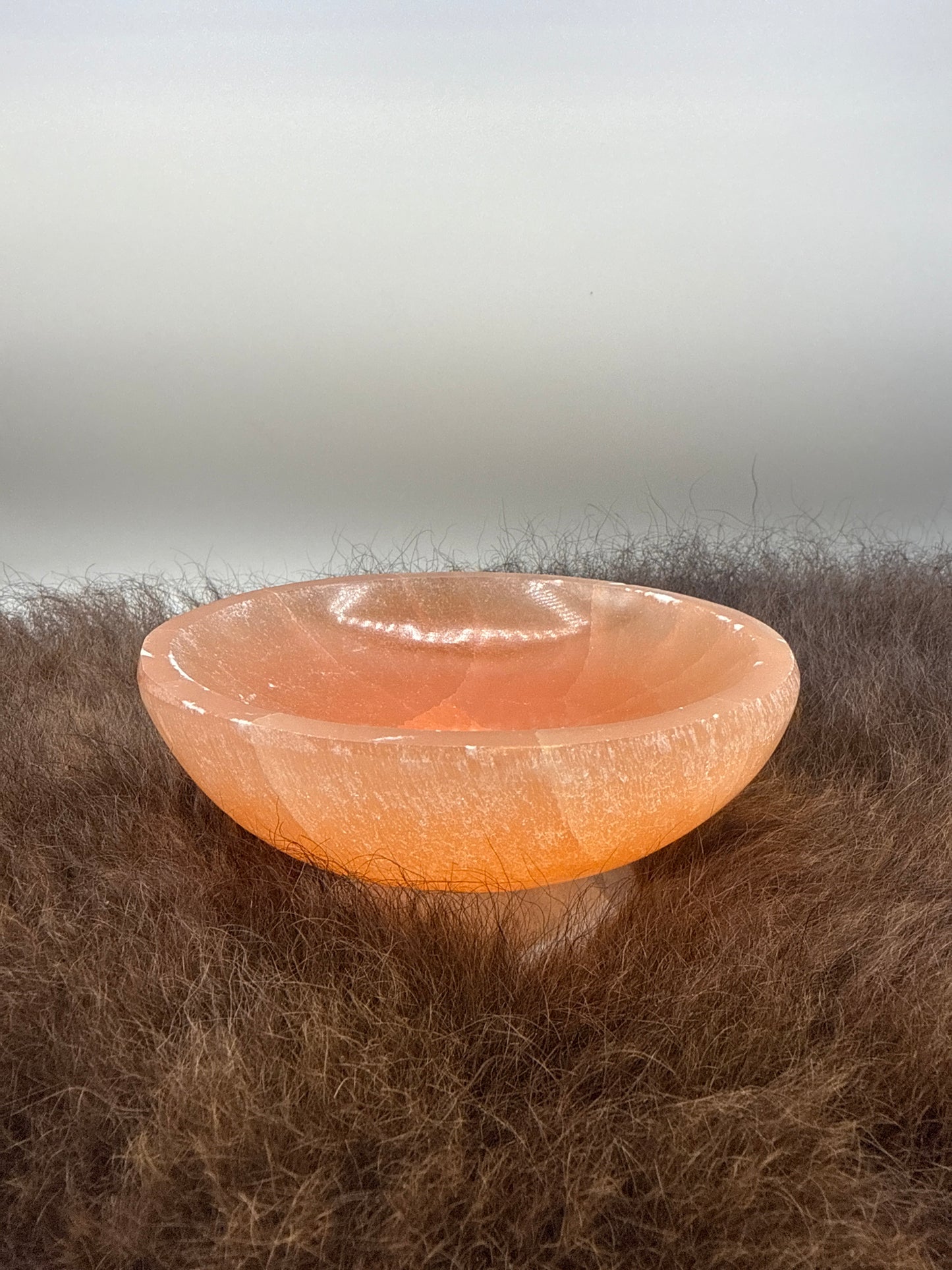Selenite Bowl Round 6"