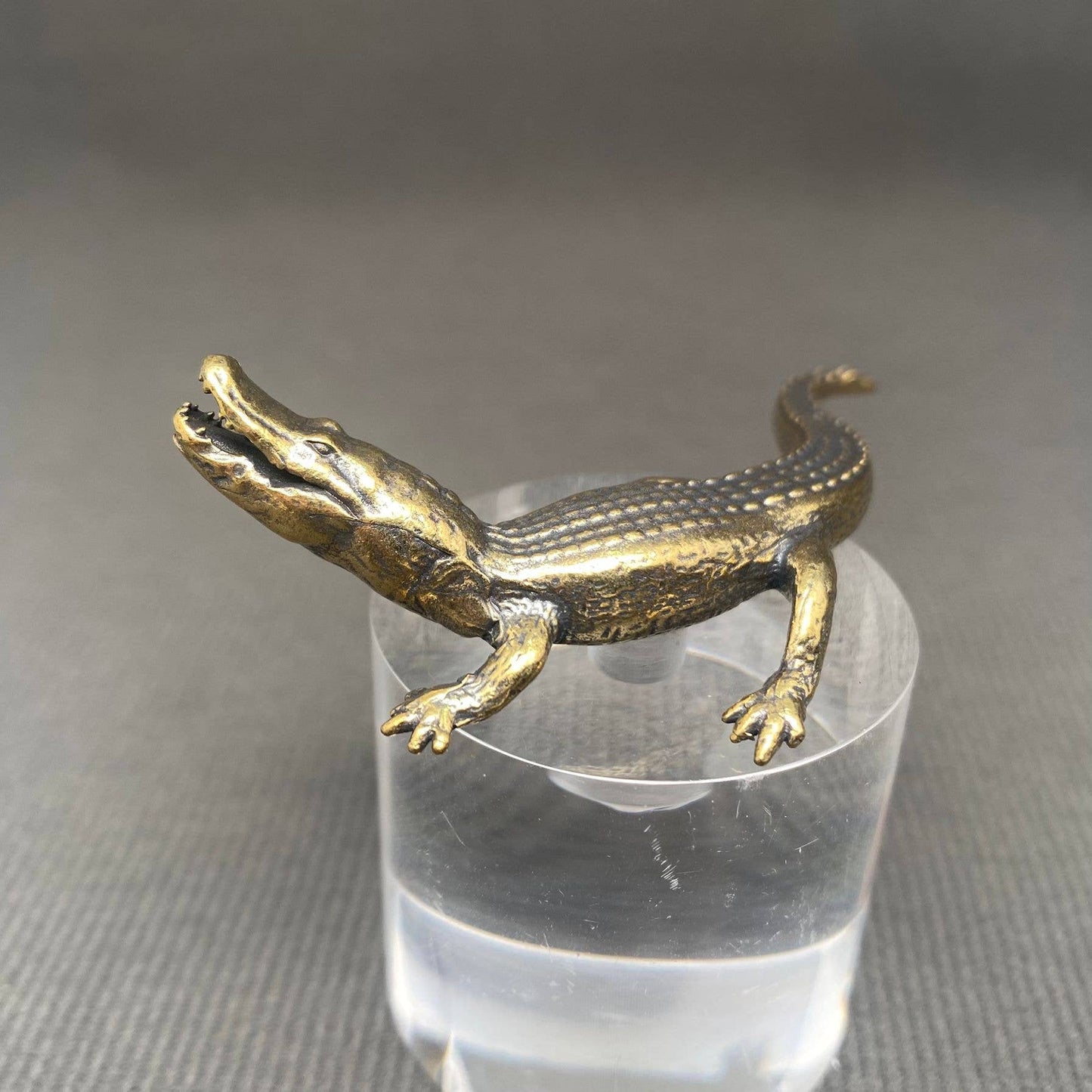 Brass Crocodile Crafts Desktop Ornaments Decoration