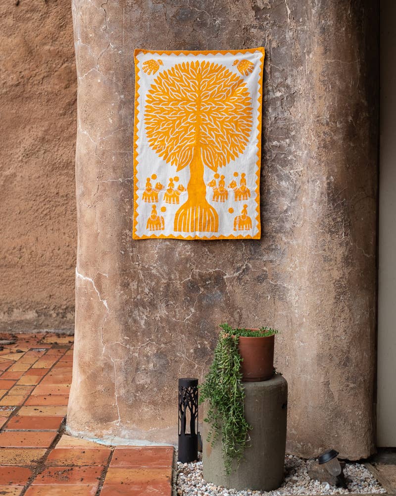 Tree of Life Wall Hanging, Small: Chutney