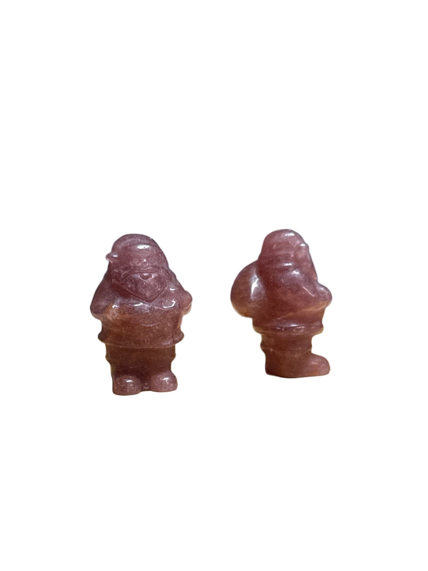 Santa Clause 1.5" Strawberry Quartz
