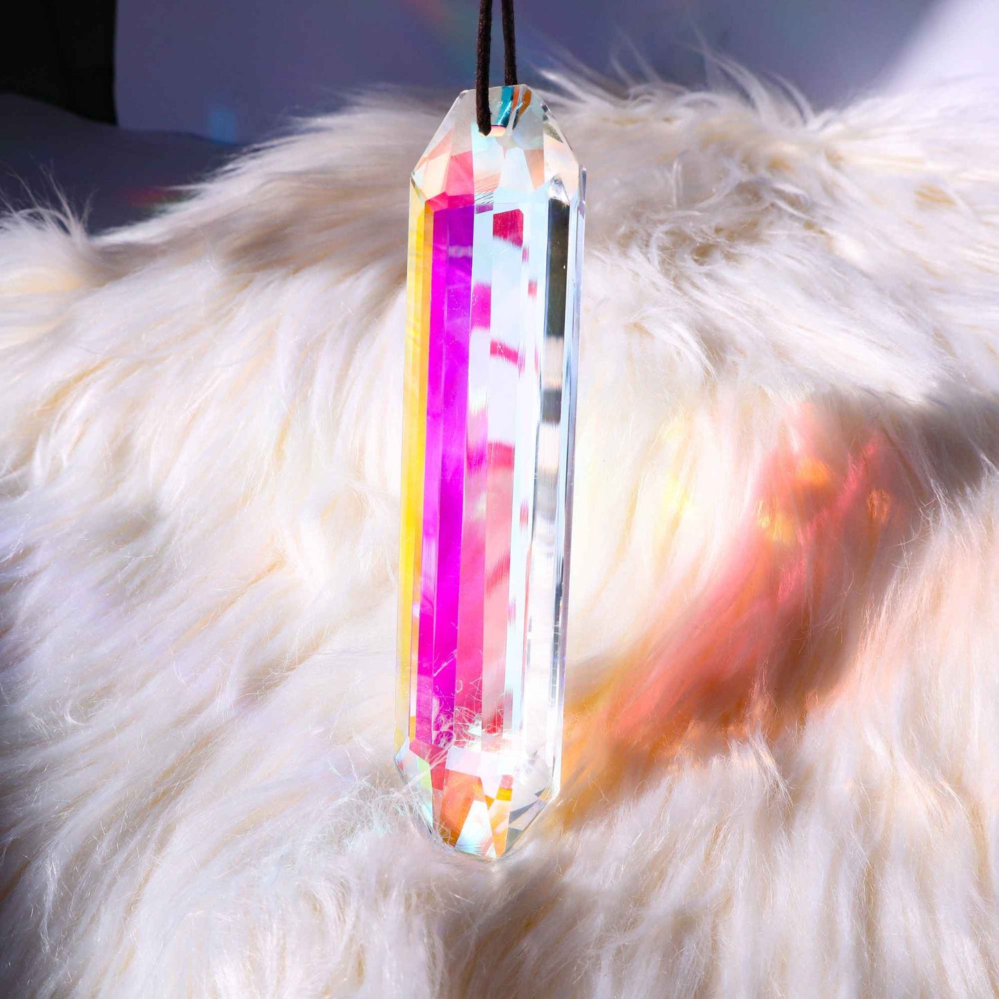 Prism Suncatcher â Minimal Boho Window Decor