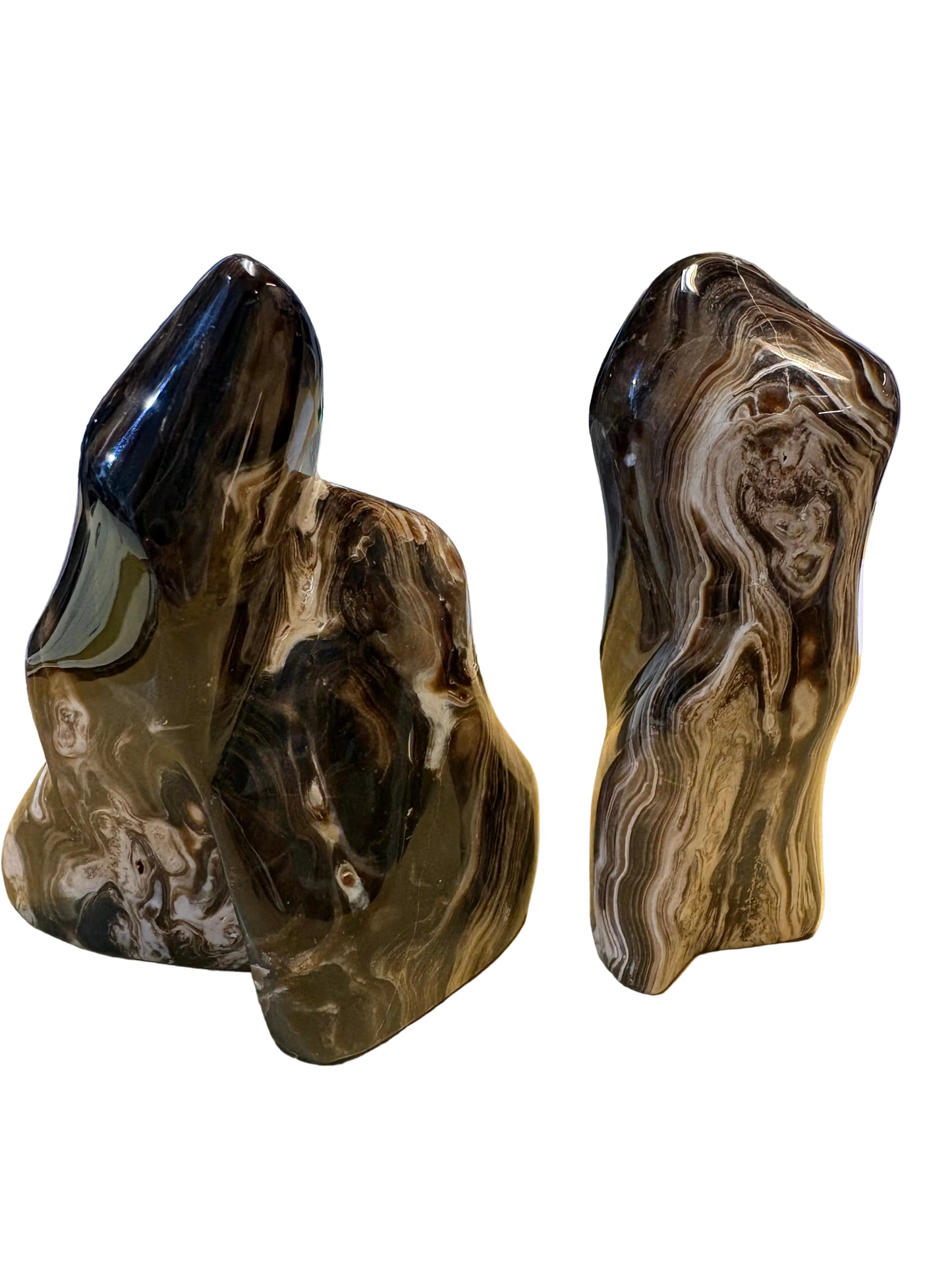 Chocolate Calcite Freeform Polished Large