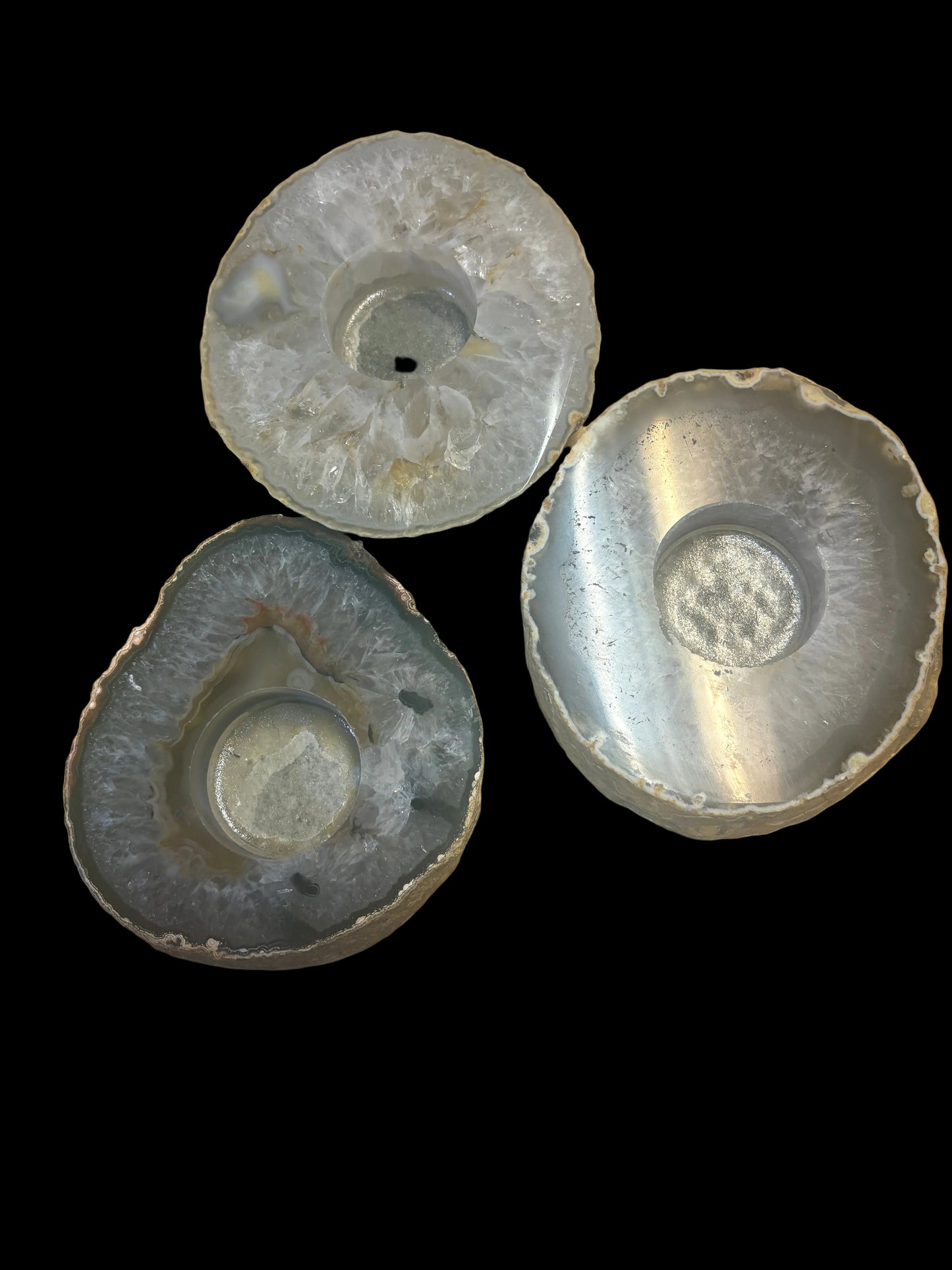 Tea Light Holder Various Stones