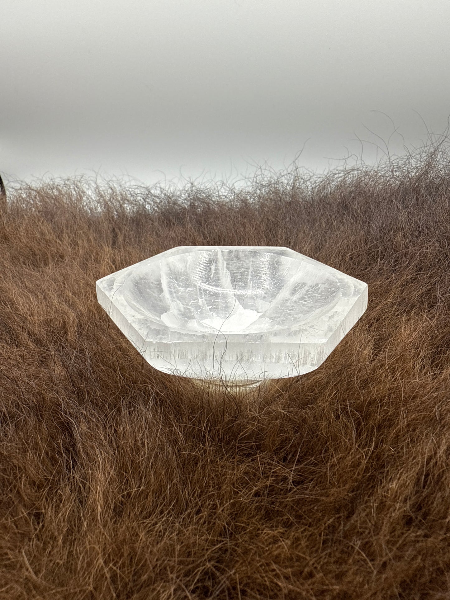 Selenite Hexagon Bowl