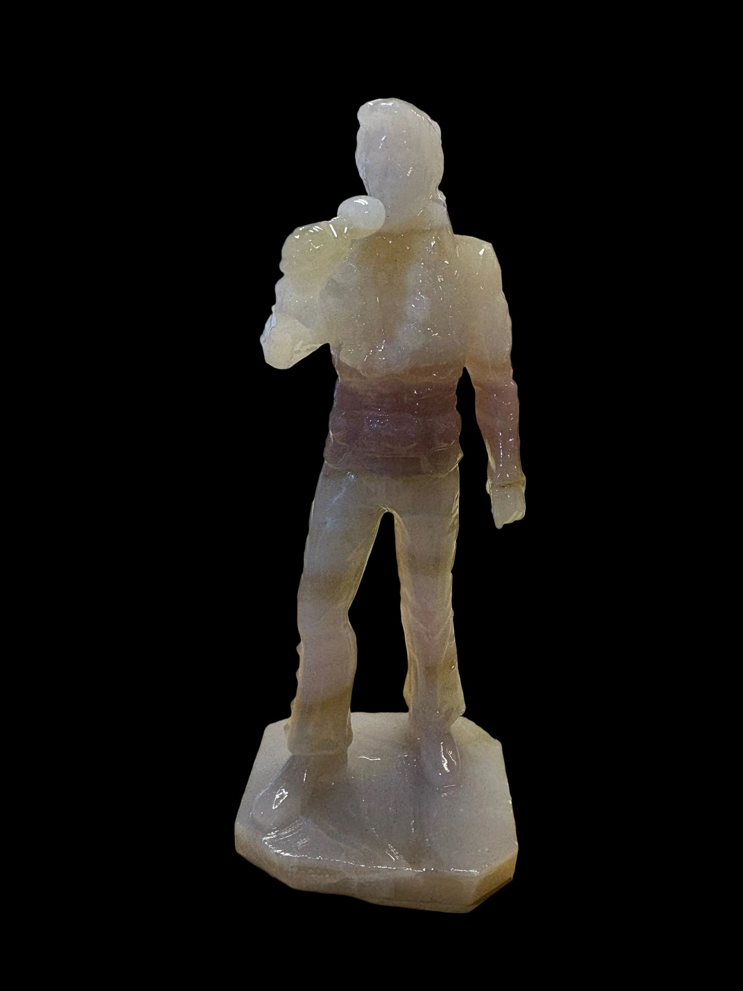 Elvis Carving 6" Agate