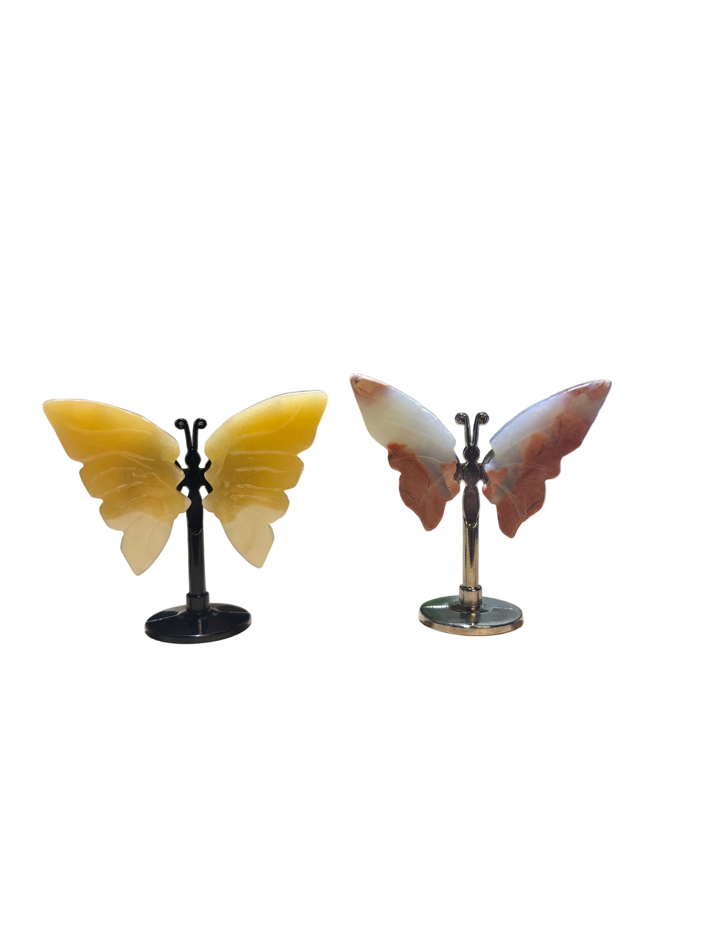 Butterfly on Stand Various Stones
