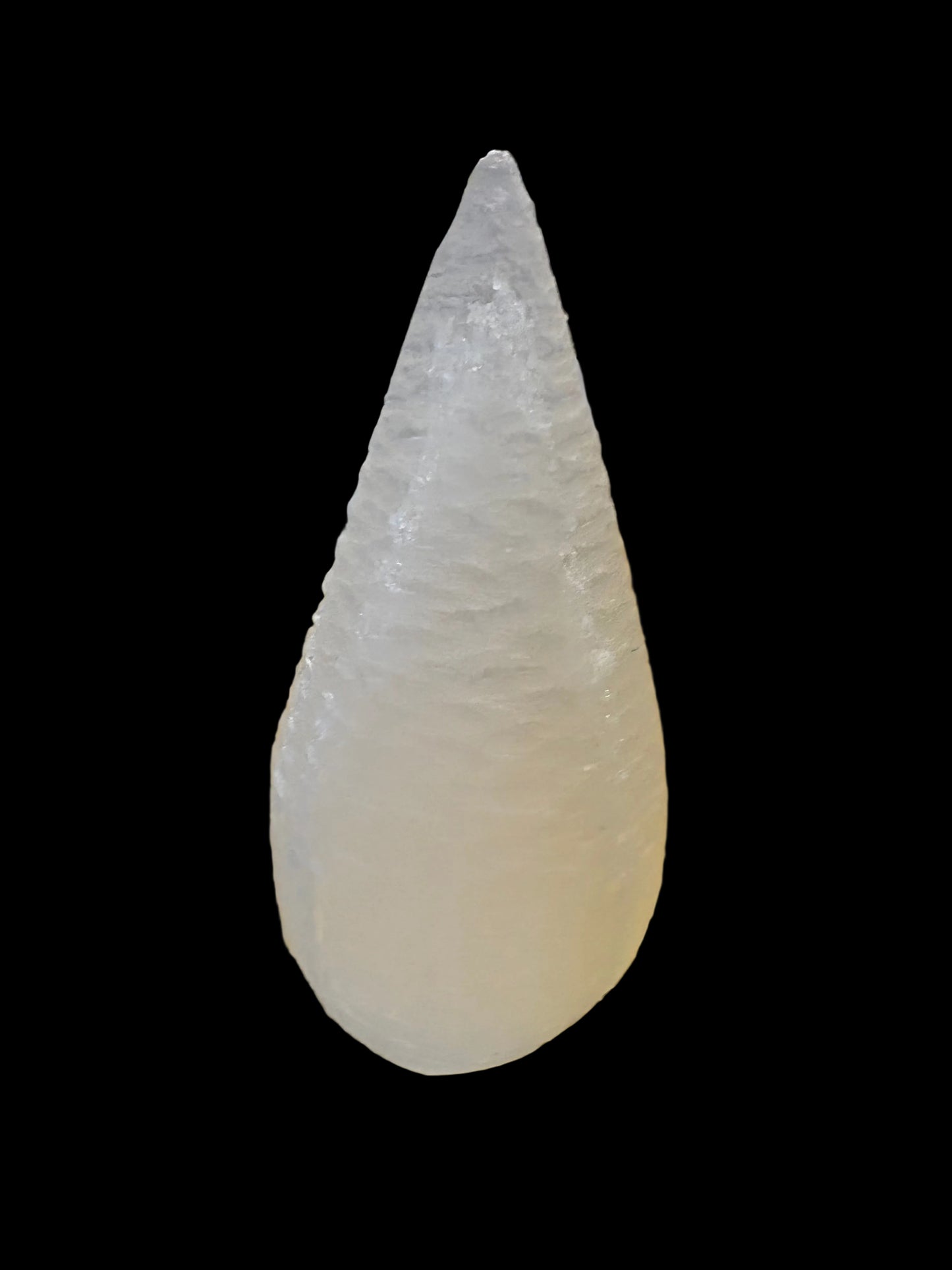 Selenite Snow Cone Lamp Light