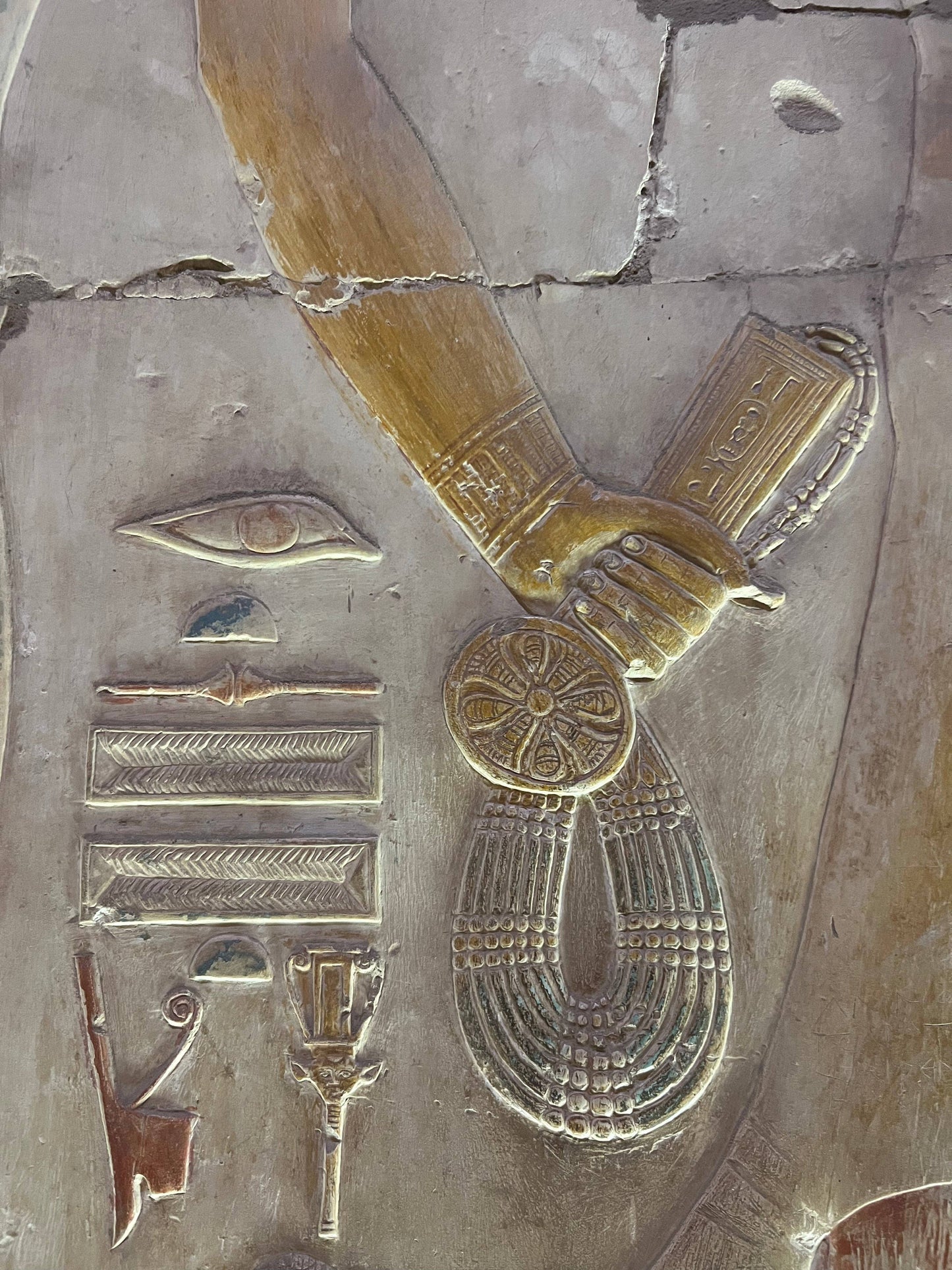 Eye of RA White Alabaster