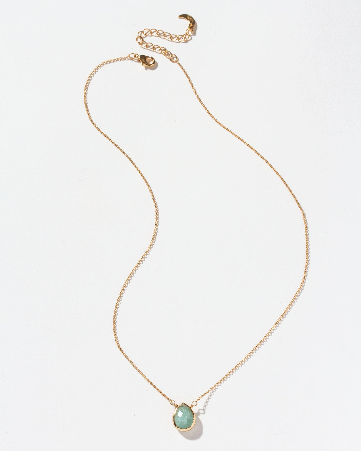 Blue Serenity Birthstone Necklace - Aquamarine