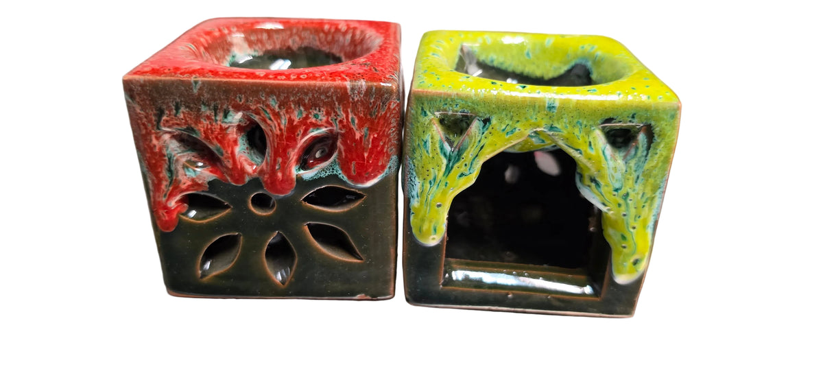 Oil Burner Tea Light Candle Holder Pottery-designs/style vary