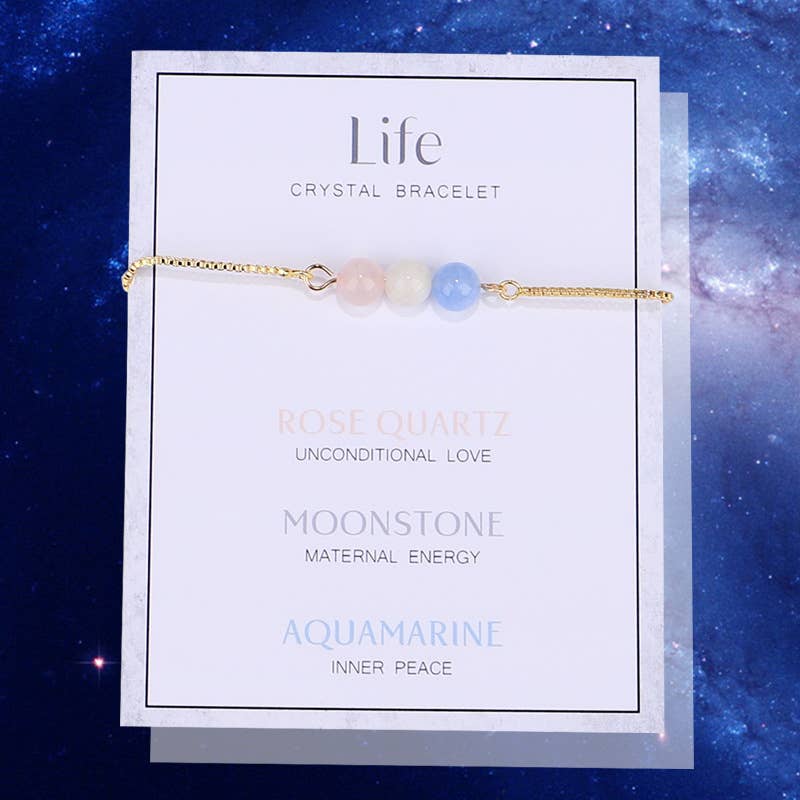 Life Gold Chain Empowerment Bracelets - Life