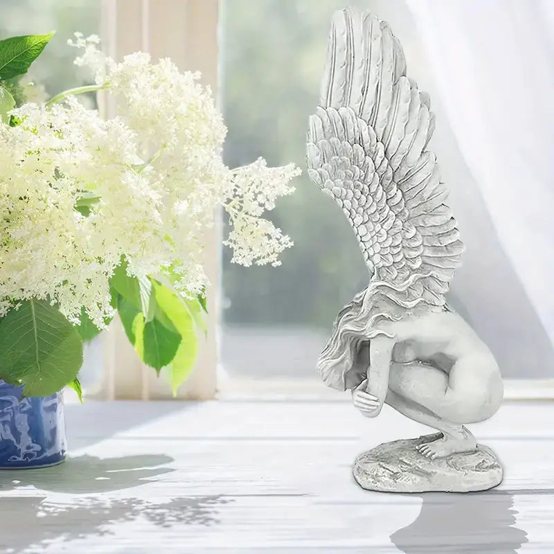 Redemption Fairy Statue with Angel Wings Miniature - 5.9''