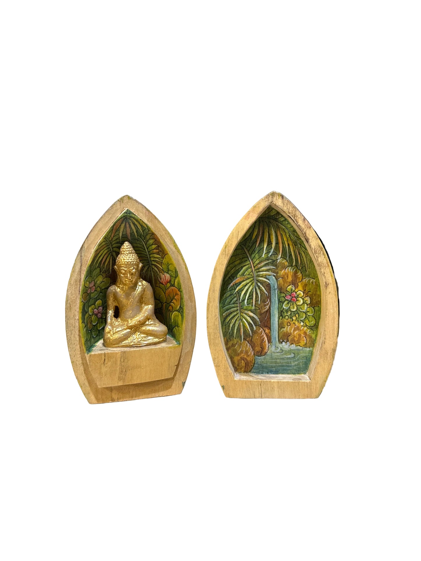 Painted Egg Wood Small
