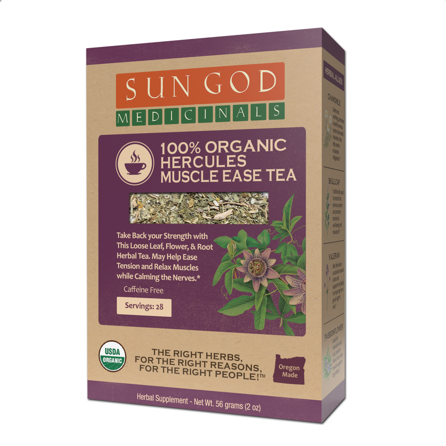 Organic Hercules Muscle Ease Tea 2oz