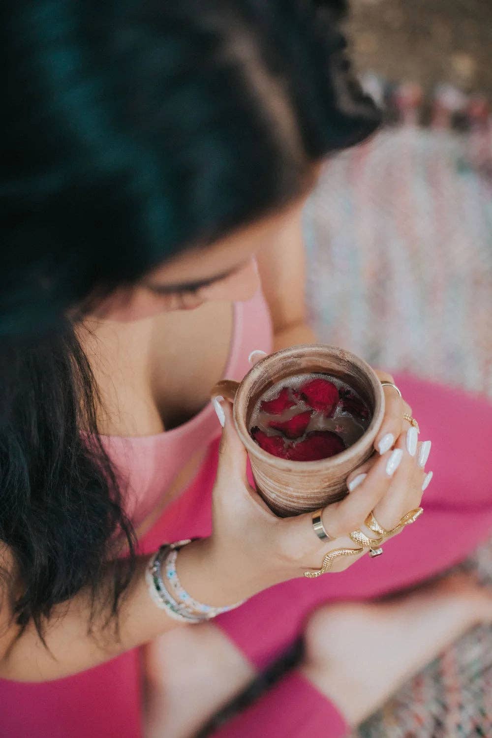 Love Bubble  - Rose Cardamom Ceremonial Cacao Elixir