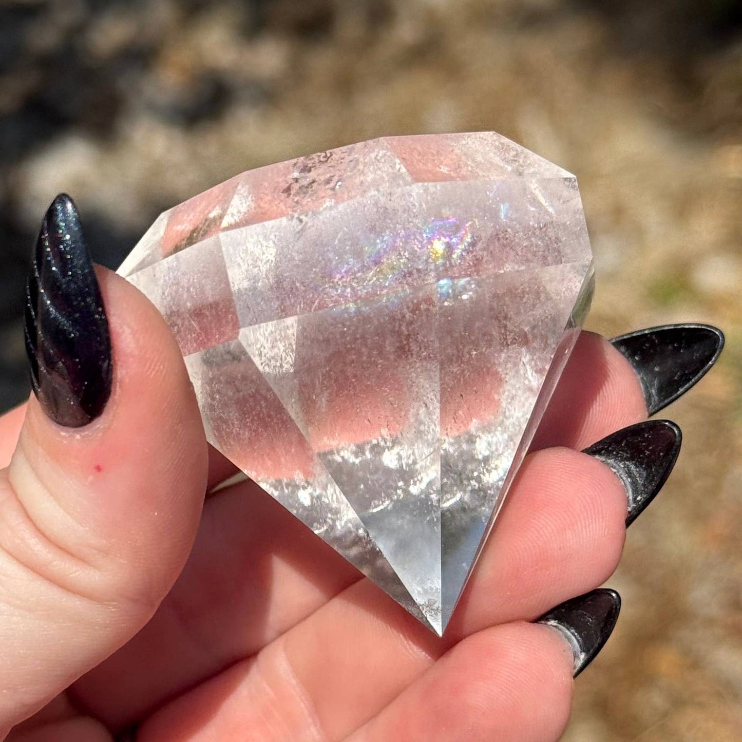 Clear Quartz Diamond