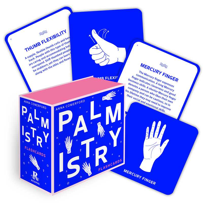 Palmistry Flashcards by Anna  Comerford: Flashcards; 51 pages / English