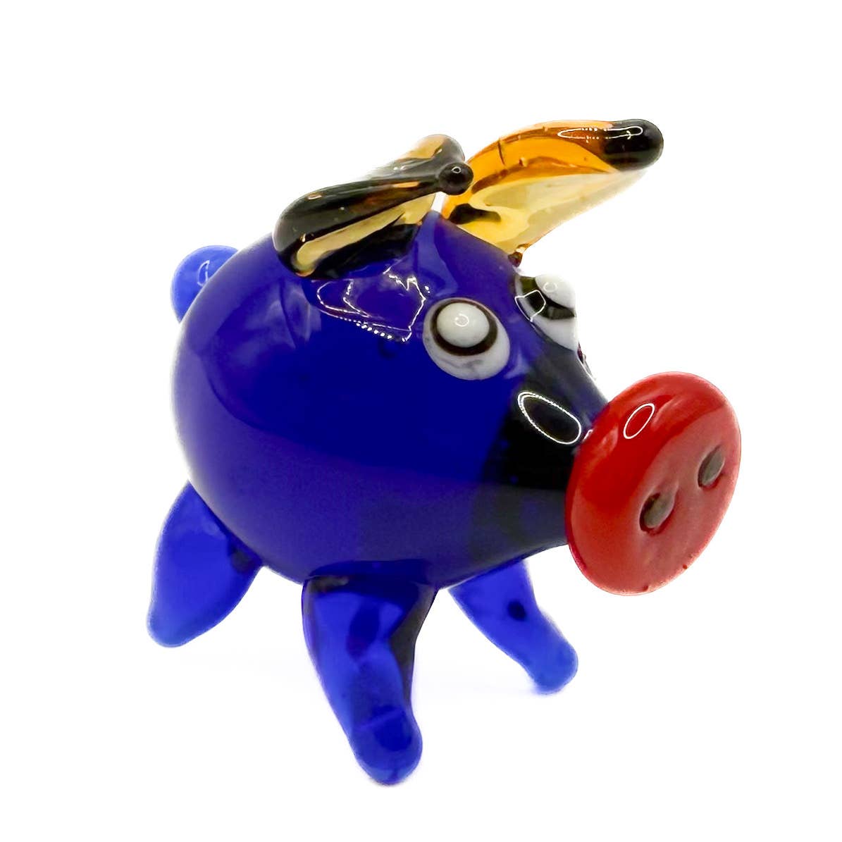 Glass Big Nose Pig