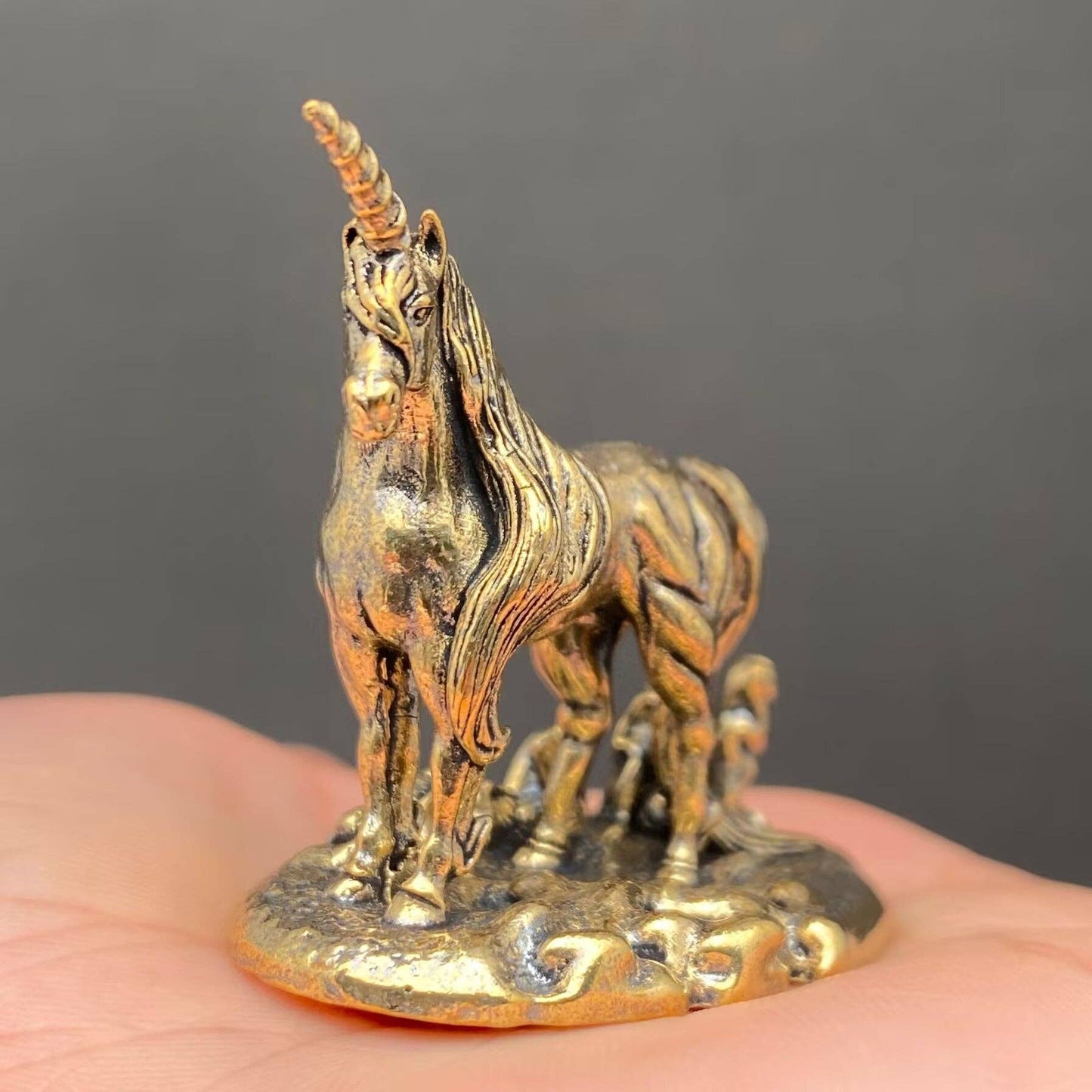 Brass Unicorn Crafts Decoration Desktop Ornaments