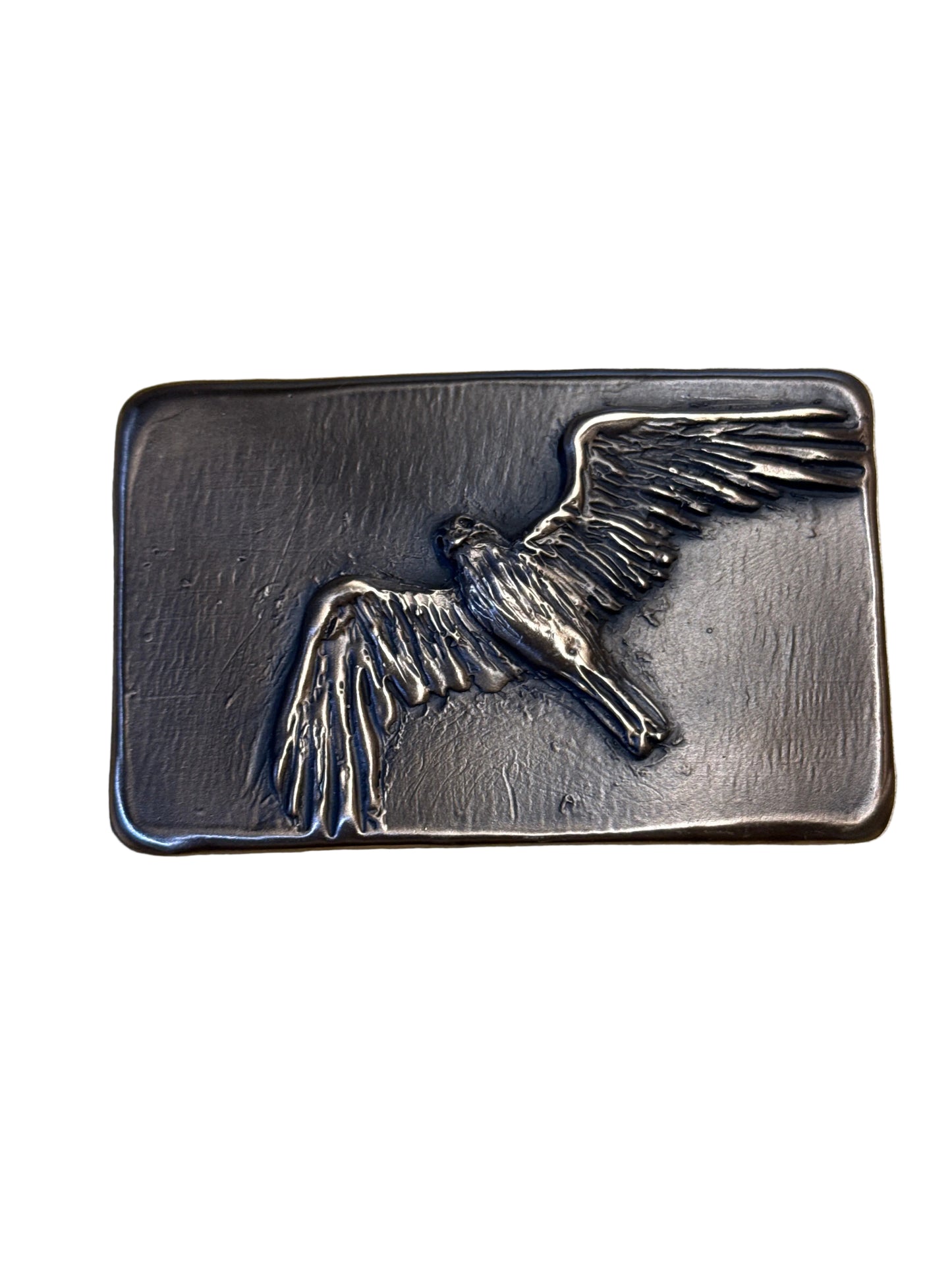 Belt Buckle Waterhorse Bronze by Elaine Hansard