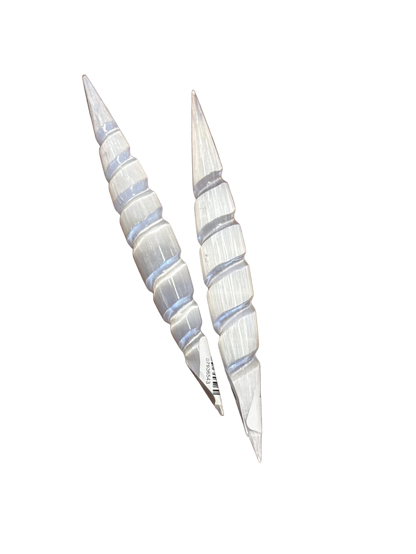 Selenite Spiral Wand