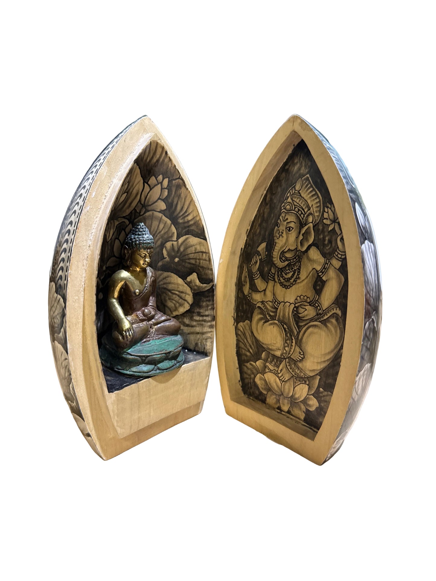 Painted Egg Wood Medium