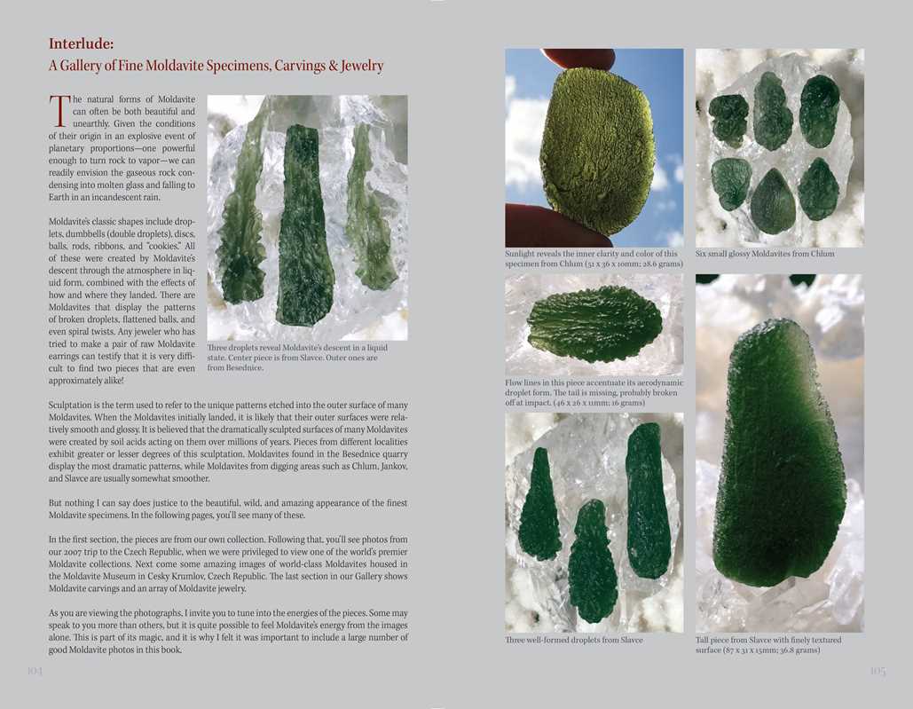 Book of Moldavite by Robert Simmons: Paperback; 256 pages / English