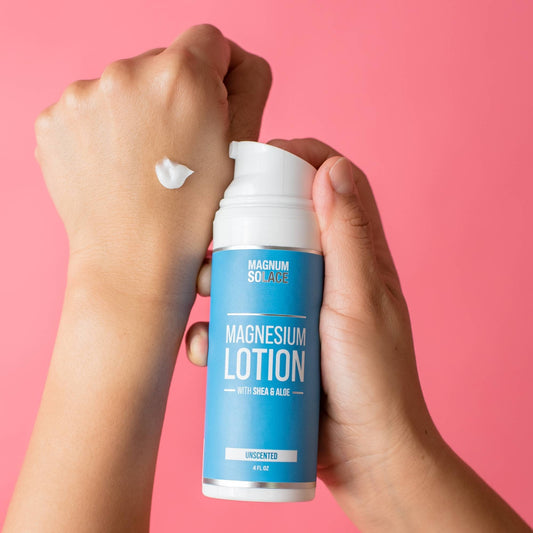 Magnesium Lotion - Restless Legs & Muscle Pain Relief: Unscented 4oz