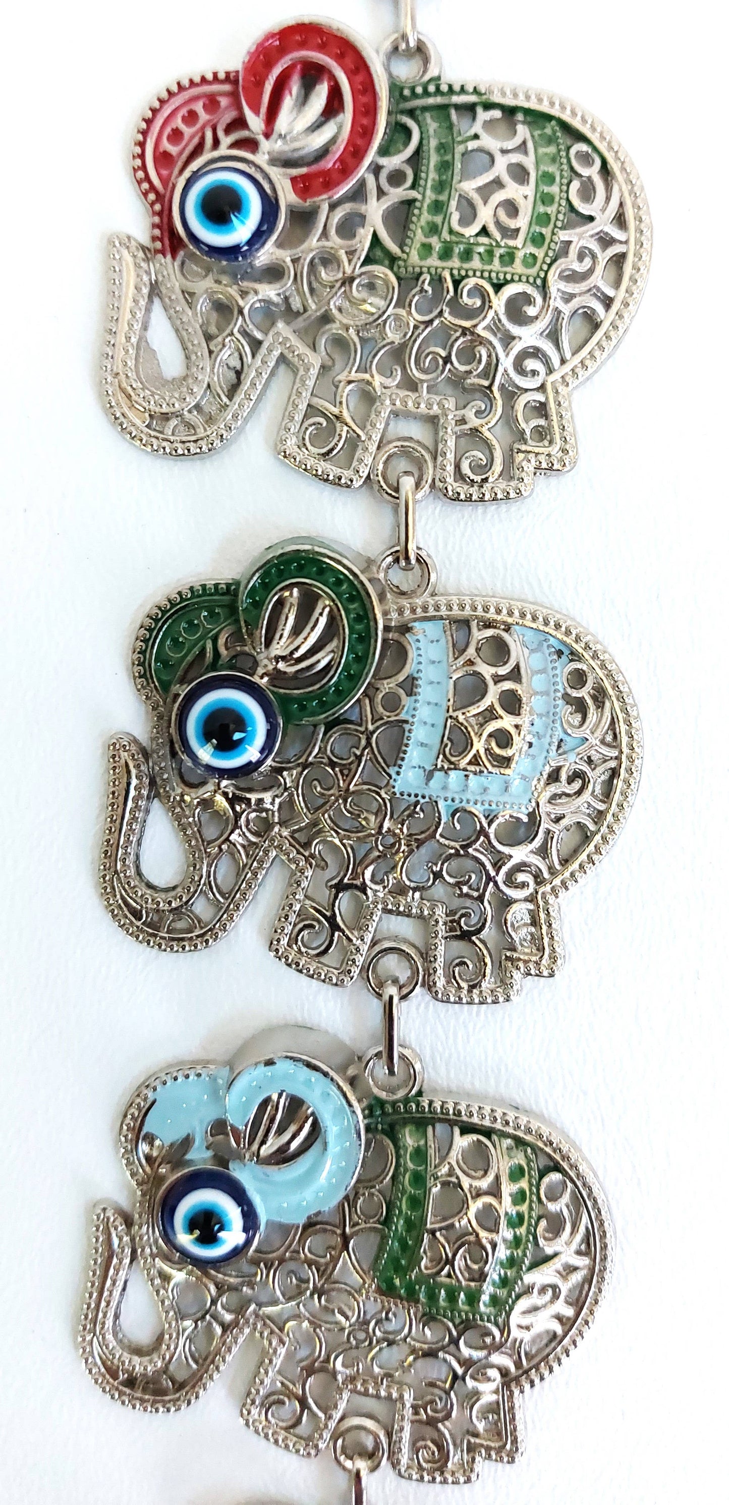 Evil Eye 3 Elephant Wall Hanging