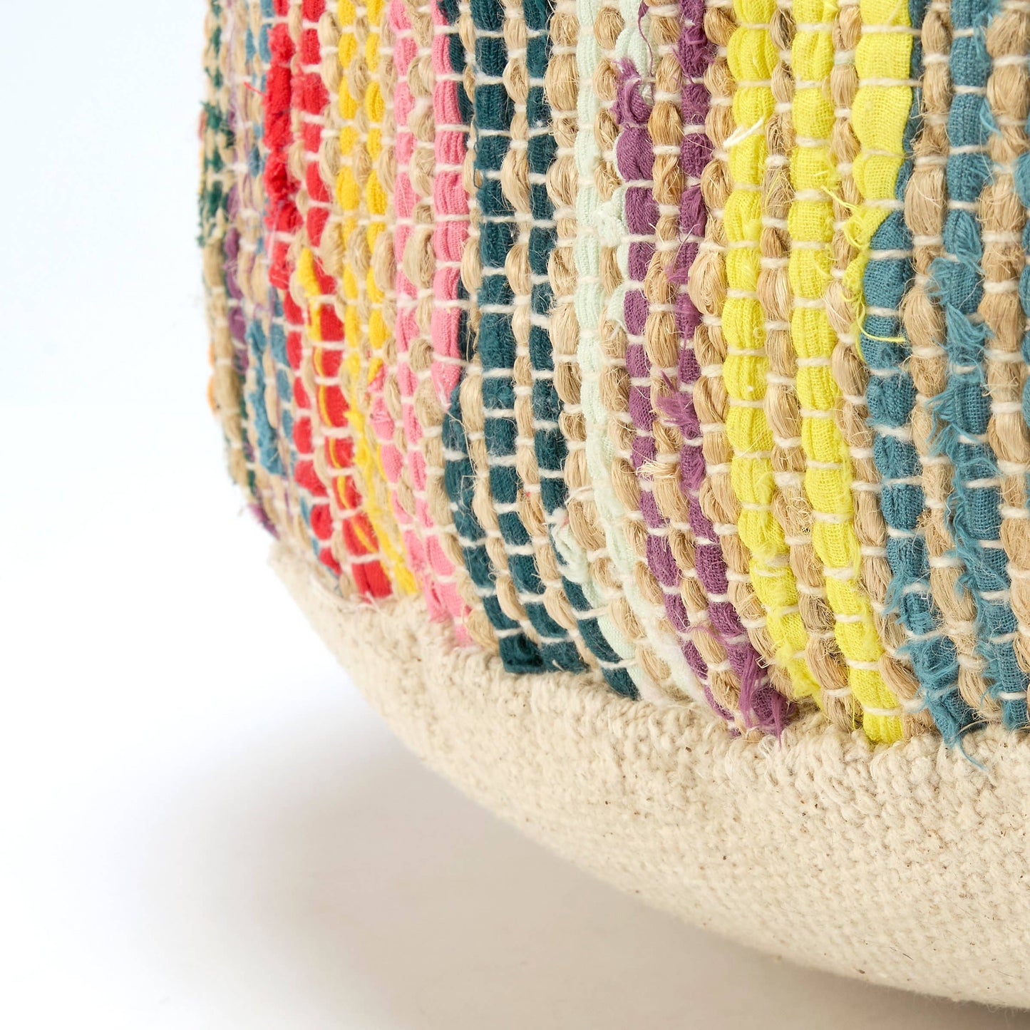Round Chindi Floor Pillow