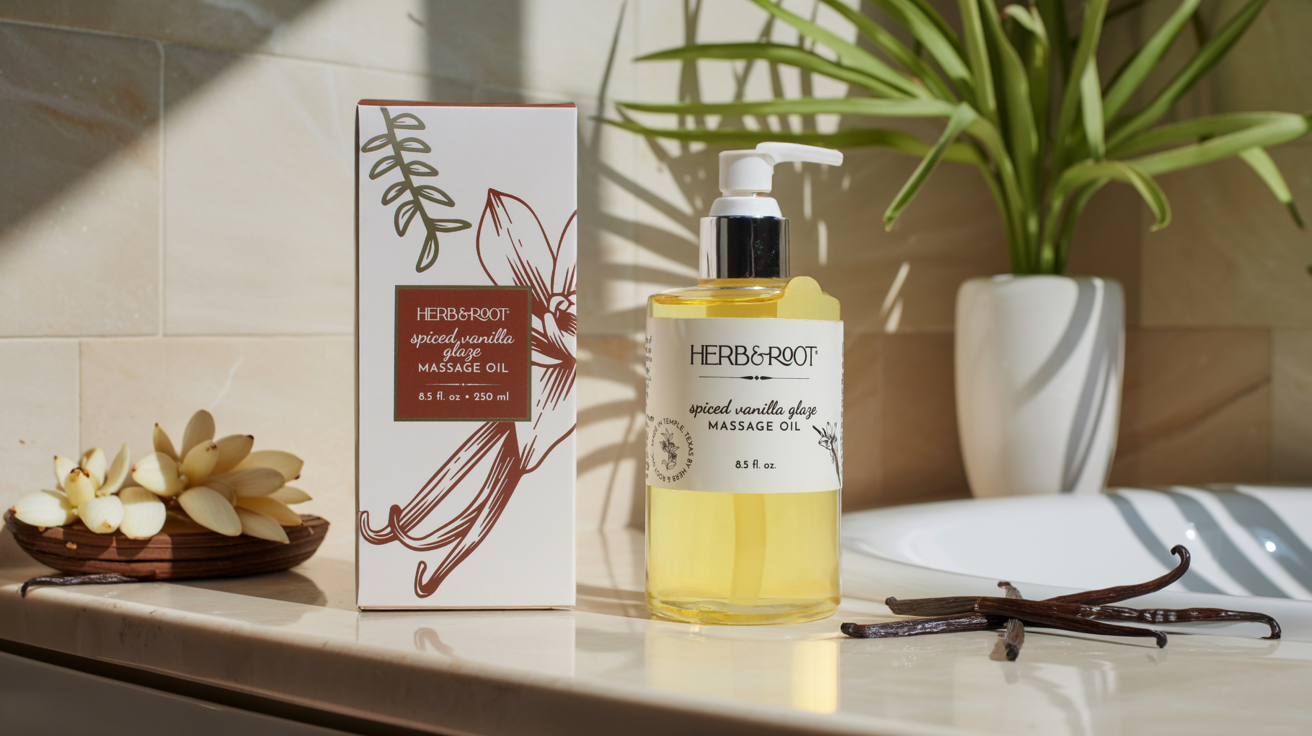 Spiced Vanilla Glaze Massage Oil
