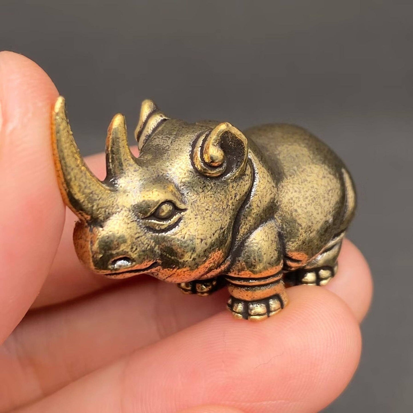 Brass Rhino Crafts Decoration Desktop Ornaments