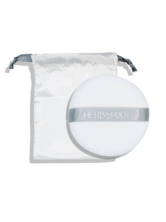 Powder Puff + Satin Storage Bag
