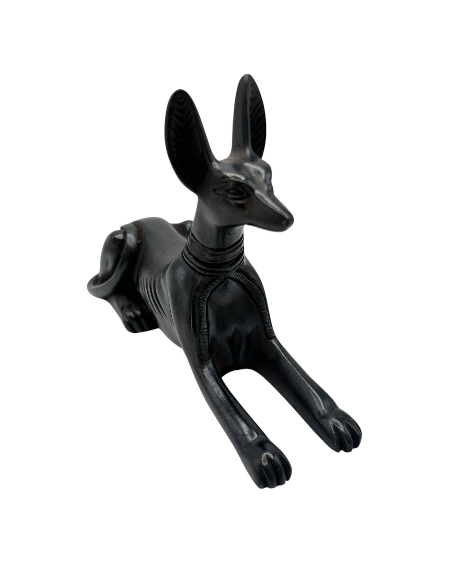 Anubis Sitting Black Basalt