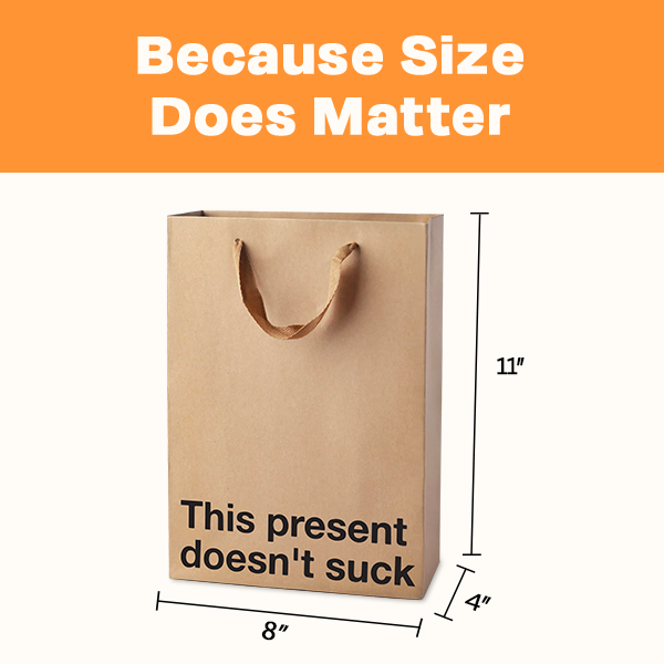Gift Bag with Funny Sayings