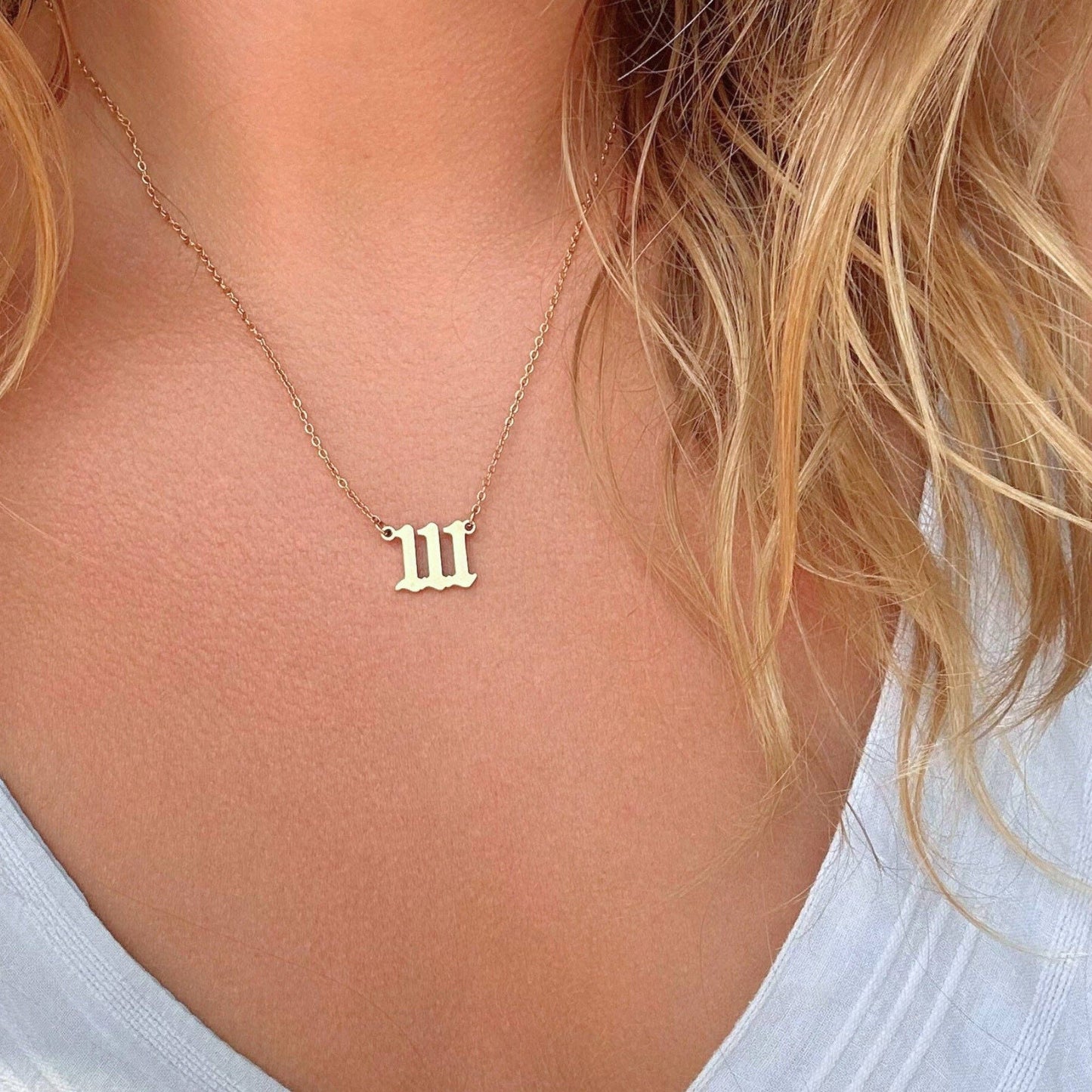 Angel Number Necklace – Spiritual Witchy Jewelry