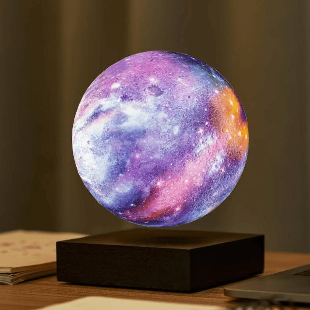 Levitating Galaxy Moon Lamp