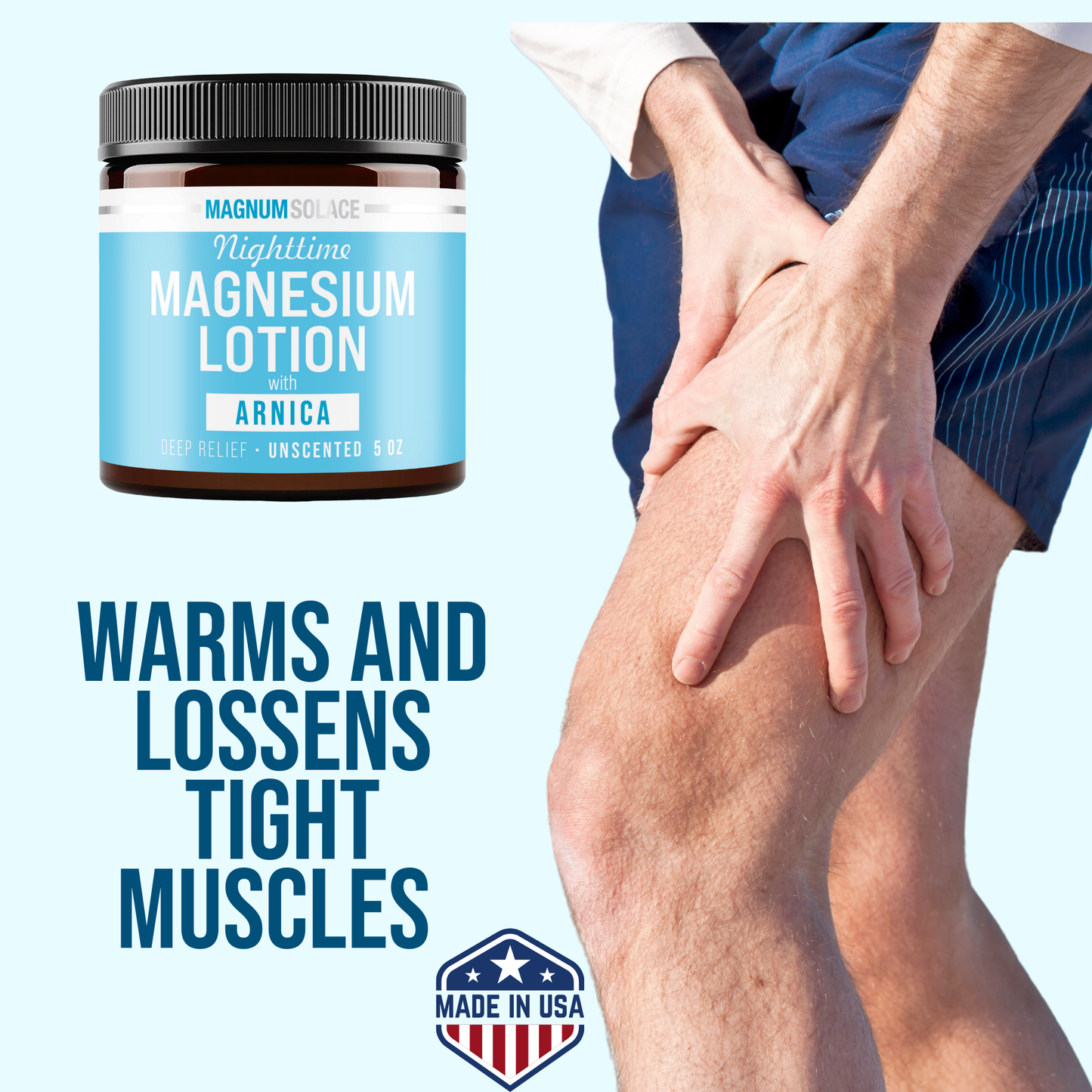 Nighttime Magnesium Lotion with Arnica: Bergamont