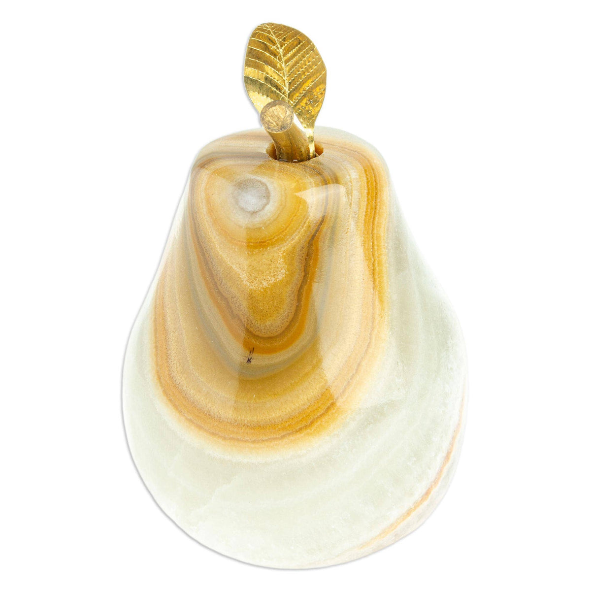 Handmade Eris Pear Onyx Sculpture