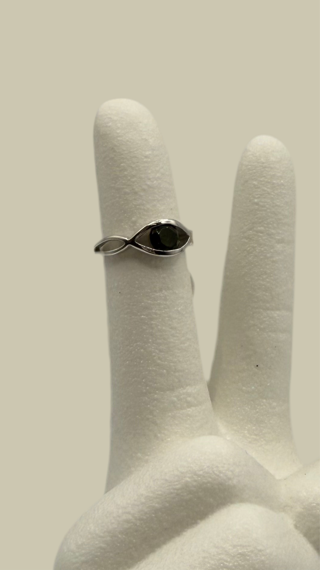 Moldavite Ring